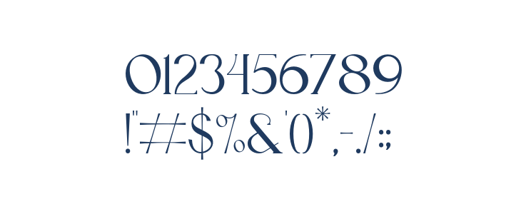 Fernstad-Regular Other Characters