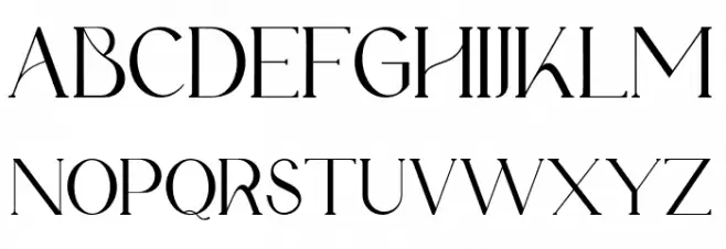 Fernstad-Regular 字体 大写