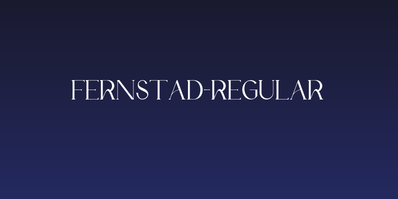 Fernstad-Regular Social Header