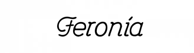 Feronia  Frei Schriftart Herunterladen