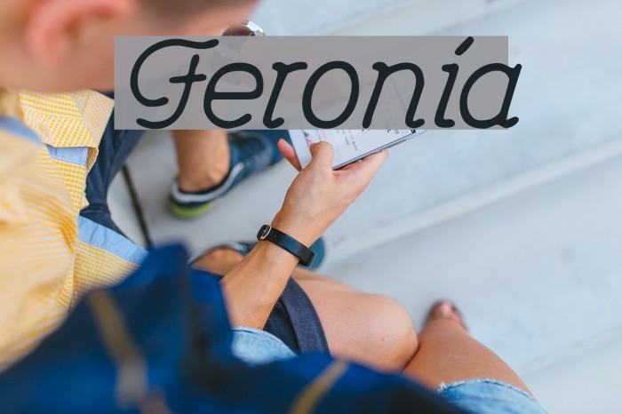 Feronia Font examples