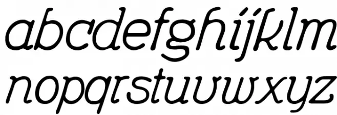 Feronia Caratteri MINUSCOLO