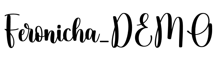 Feronicha_DEMO  Free Fonts Download