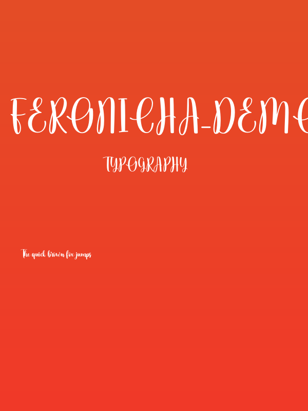 Feronicha_DEMO Poster