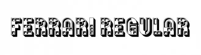 Ferrari Regular  Frei Schriftart Herunterladen