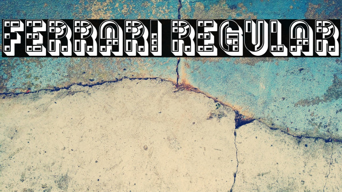 Ferrari Regular Example 1