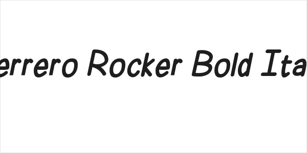 Ferrero Rocker Bold Italic Logo