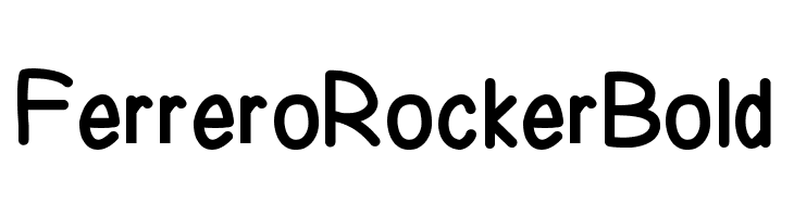 Ferrero Rocker Bold Caratteri