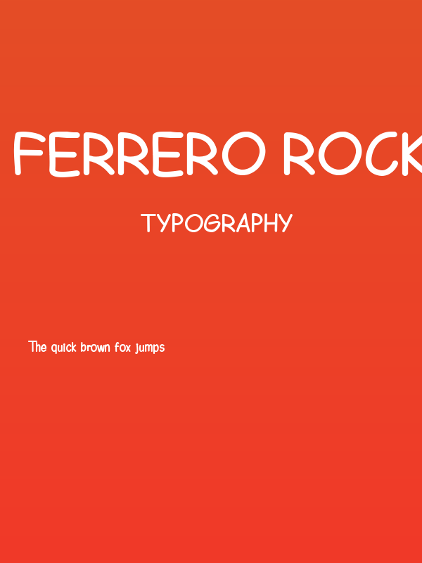 Ferrero Rocker Bold Poster