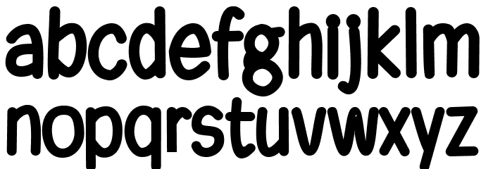 Ferrero Rocker Bold Font LOWERCASE