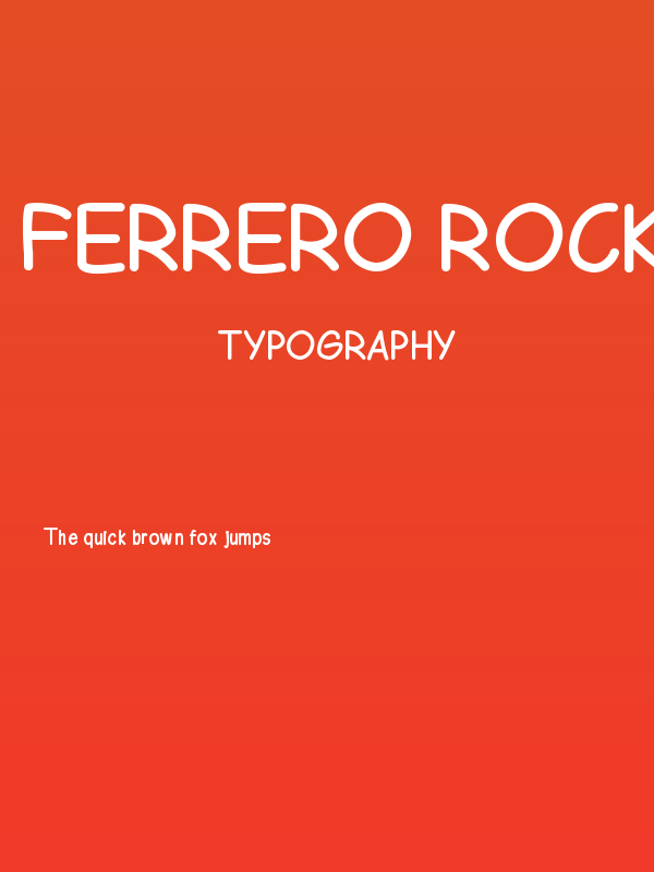 Ferrero Rocker Bold Poster