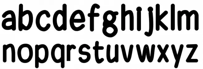 Ferrero Rocker Bold Font LOWERCASE