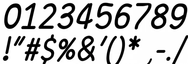 Ferrero Rocker Italic Font OTHER CHARS