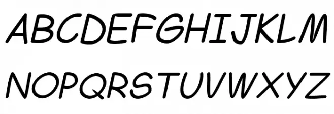 Ferrero Rocker Italic Шрифта ВЕРХНИЙ
