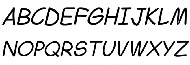 Ferrero Rocker Italic Fonte MAIÚSCULAS