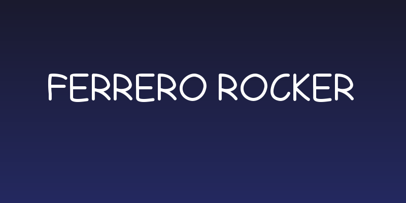 Ferrero Rocker Social Header