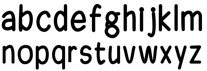 Ferrero Rocker Font LOWERCASE