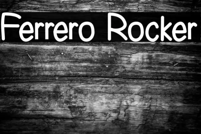 Ferrero Rocker Font examples