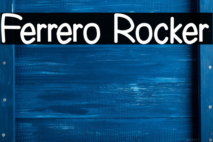 Ferrero Rocker Font examples
