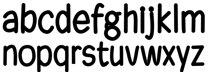 Ferrero Rocker Font LOWERCASE