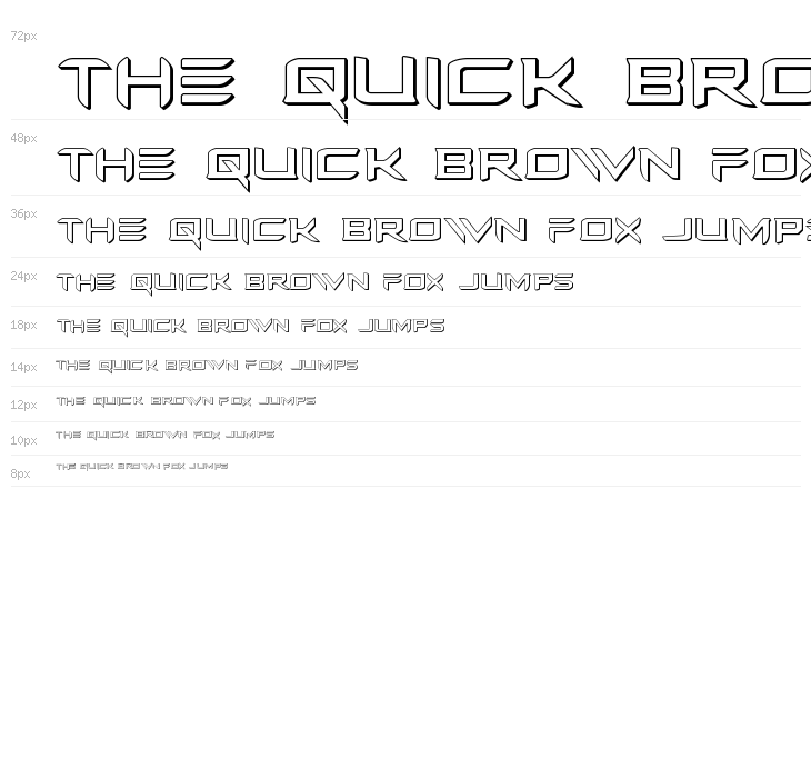 Ferret Face 3D Regular Waterfall