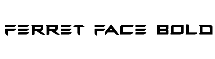Ferret Face Bold Font