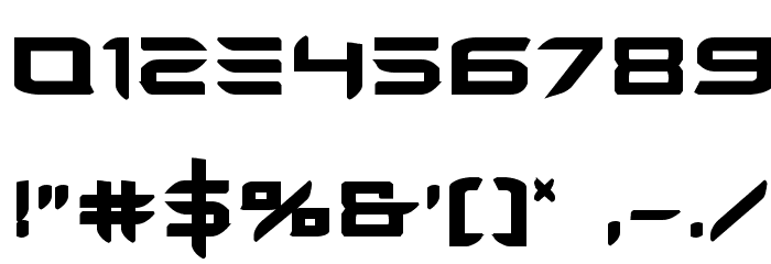 Ferret Face Bold Font OTHER CHARS