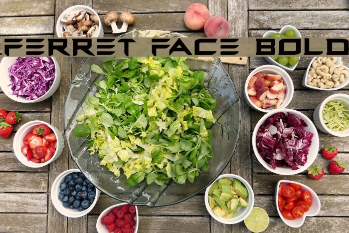 Ferret Face Bold Font examples