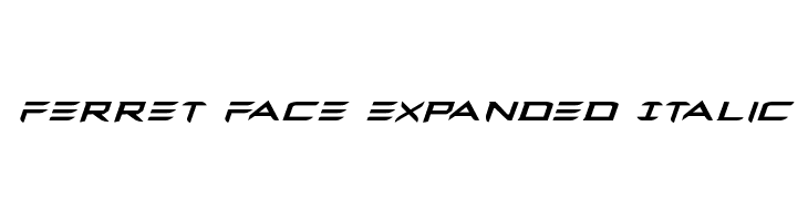 Ferret Face Expanded Italic  baixar fontes gratis