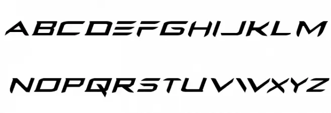 Ferret Face Expanded Italic Schriftart Kleinbuchstaben