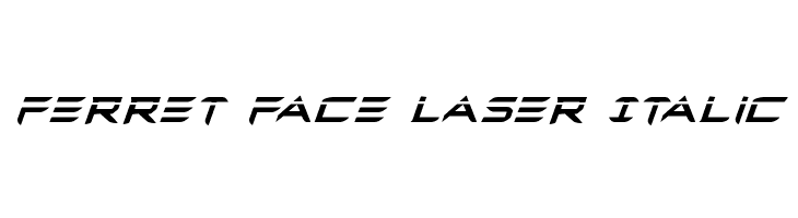 Ferret Face Laser Italic  font caratteri gratis
