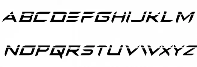Ferret Face Laser Italic Caratteri MINUSCOLO