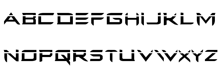 Ferret Face Laser Regular Font LOWERCASE