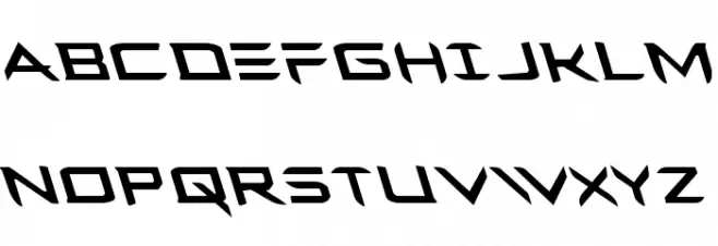 Ferret Face Leftalic Шрифта ВЕРХНИЙ