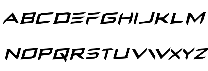 Ferret Face Rotalic Font LOWERCASE