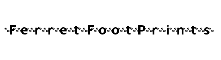 FerretFootPrints フォント