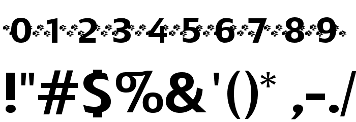 FerretFootPrints Font OTHER CHARS