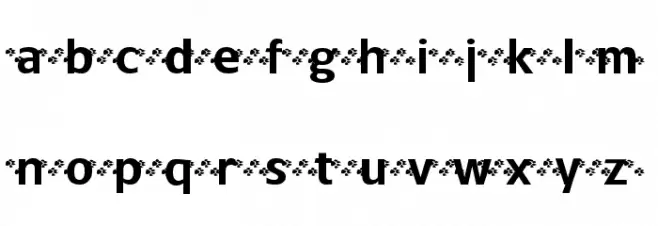 FerretFootPrints Polices MINUSCULES