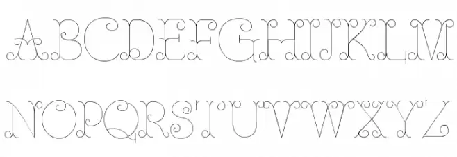 Ferrica-Light 字体 大写