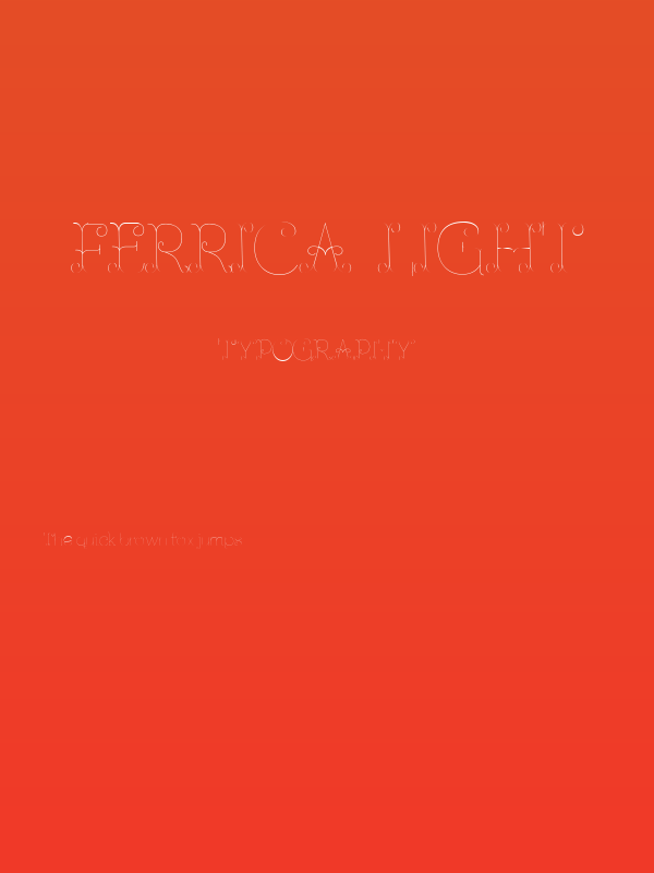 Ferrica-Light Poster