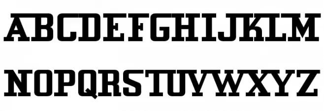 Ferro Rosso Font UPPERCASE