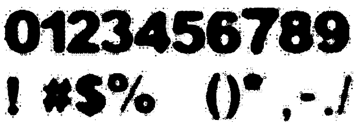 Ferrugem Font OTHER CHARS