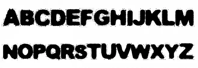 Ferrugem 字体 大写
