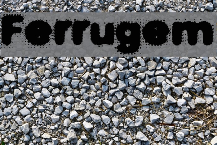 Ferrugem Font examples
