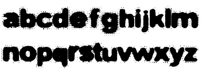 Ferrugem Font LOWERCASE