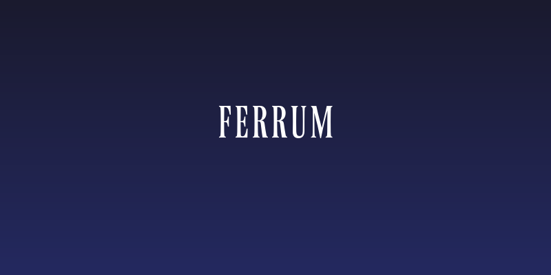 Ferrum Social Header