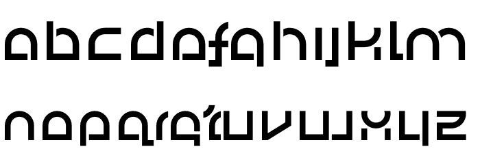 FertigBauHaus Font LOWERCASE