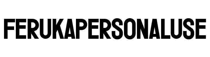 Feruka Personal Use  font caratteri gratis