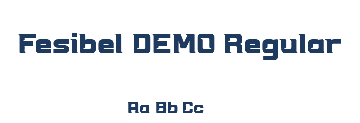 Fesibel DEMO Regular Font Preview