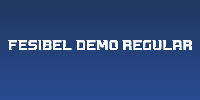 Fesibel DEMO Regular Social Header